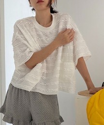 クルーネックリラックス トップス