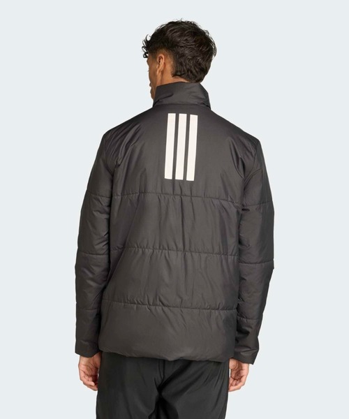 adidas(アディダス)の「BSC クライマウォーム スリーストライプス インサレーションジャケット / アディダス adidas(ブルゾン・メンズ・ブラック・XX-LARGE/3XL/LARGE/MEDIUM/SMALL/X-LARGE/X-SMALL)」の2枚目の写真