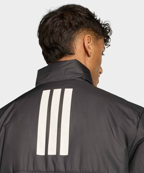 adidas(アディダス)の「BSC クライマウォーム スリーストライプス インサレーションジャケット / アディダス adidas(ブルゾン・メンズ・ブラック・XX-LARGE/3XL/LARGE/MEDIUM/SMALL/X-LARGE/X-SMALL)」の5枚目の写真