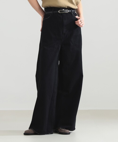 Demi-Luxe BEAMS（デミルクス ビームス）の「upper hights / THE LIAM デニムパンツ〈KURO〉（デニムパンツ・レディース・ブラック・24/25/23）」の5枚目の写真