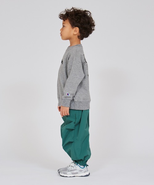 Champion(チャンピオン)の「【Champion/チャンピオン】キッズ クルーネックスウェットシャツ(Tシャツ/カットソー・キッズ・レッド/ブルー系その他/チャコール・100/110/120/130/140/150/160)」の8枚目の写真
