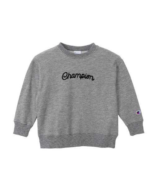Champion(チャンピオン)の「【Champion/チャンピオン】キッズ クルーネックスウェットシャツ(Tシャツ/カットソー・キッズ・レッド/ブルー系その他/チャコール・100/110/120/130/140/150/160)」の10枚目の写真
