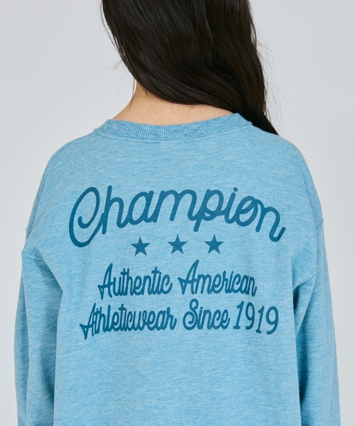 Champion(チャンピオン)の「【Champion/チャンピオン】キッズ クルーネックスウェットシャツ(Tシャツ/カットソー・キッズ・レッド/ブルー系その他/チャコール・100/110/120/130/140/150/160)」の17枚目の写真