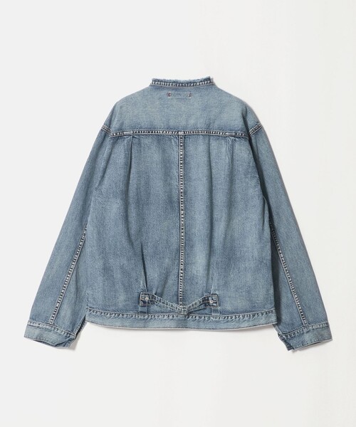 NEEDBY heritage（ニードバイヘリテージ）の「【別注】＜NEEDBY heritage＞デニム ジャケット/コバルト（その他アウター・レディース・コバルトブルー・FREE）」の9枚目の写真