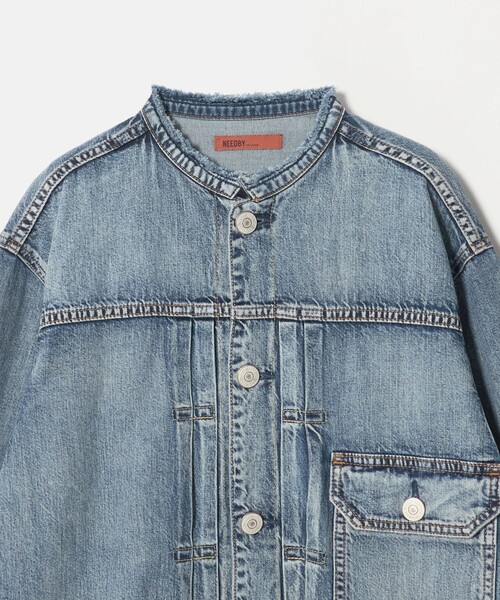 NEEDBY heritage（ニードバイヘリテージ）の「【別注】＜NEEDBY heritage＞デニム ジャケット/コバルト（その他アウター・レディース・コバルトブルー・FREE）」の10枚目の写真