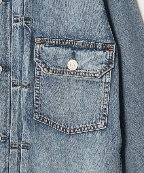 NEEDBY heritage（ニードバイヘリテージ）の「【別注】＜NEEDBY heritage＞デニム ジャケット/コバルト（その他アウター・レディース・コバルトブルー・FREE）」の13枚目の写真