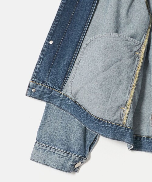 NEEDBY heritage（ニードバイヘリテージ）の「【別注】＜NEEDBY heritage＞デニム ジャケット/コバルト（その他アウター・レディース・コバルトブルー・FREE）」の16枚目の写真