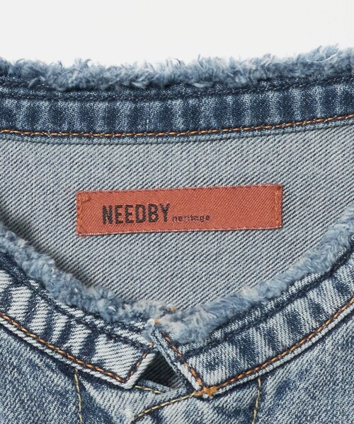 NEEDBY heritage（ニードバイヘリテージ）の「【別注】＜NEEDBY heritage＞デニム ジャケット/コバルト（その他アウター・レディース・コバルトブルー・FREE）」の18枚目の写真