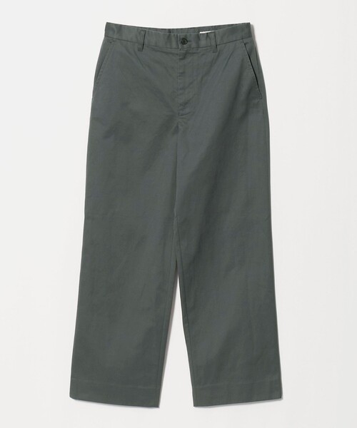UNITED ARROWS(ユナイテッドアローズ)の「フィンクス/ジンバブエコットン ギャバピーチ ワイドパンツ(チノパンツ・メンズ・グレー系/ナチュラル・L/XL/M/S)」の10枚目の写真