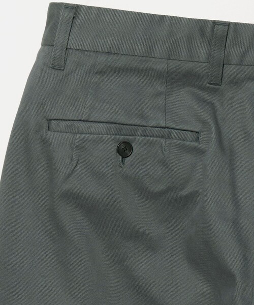 UNITED ARROWS(ユナイテッドアローズ)の「フィンクス/ジンバブエコットン ギャバピーチ ワイドパンツ(チノパンツ・メンズ・グレー系/ナチュラル・L/XL/M/S)」の14枚目の写真
