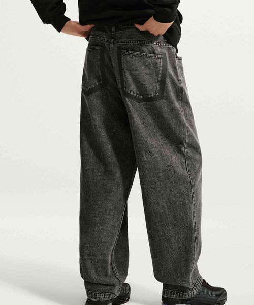 NIKE(ナイキ)の「ナイキ "Your Message Here" メンズ ブラック ジーンズ / Nike Sportswear Men's Black Jeans IR8190-010 Black(デニムパンツ・メンズ・ブラック・28/32/30/40/38/36/34)」の15枚目の写真