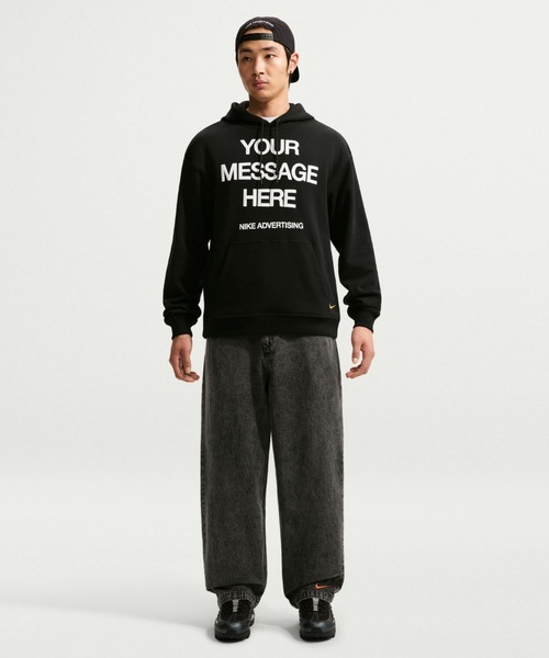 NIKE(ナイキ)の「ナイキ "Your Message Here" メンズ ブラック ジーンズ / Nike Sportswear Men's Black Jeans IR8190-010 Black(デニムパンツ・メンズ・ブラック・28/32/30/40/38/36/34)」の8枚目の写真