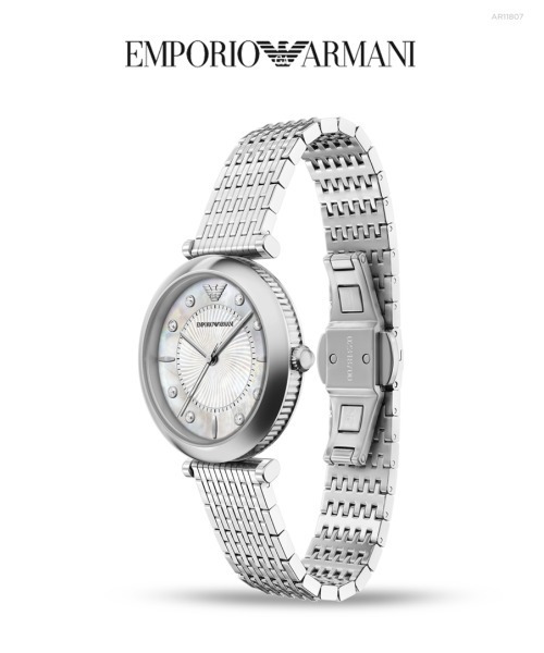 EMPORIO ARMANI（エンポリオアルマーニ）の「エンポリオ・アルマーニ 腕時計 レディース アナログ ステンレス AR11807（アナログ腕時計・レディース・シルバー・FREE）」の9枚目の写真
