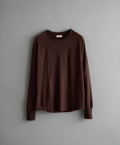 STEAF（スティーフ）の「RADIANCE LONG SLEEVE（Tシャツ/カットソー・メンズ・ブラウン/ホワイト/マスタード・MEDIUM/LARGE）」の3枚目の写真
