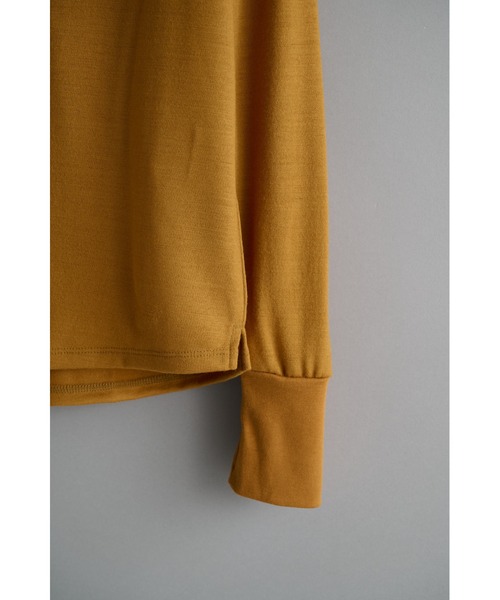 STEAF（スティーフ）の「RADIANCE LONG SLEEVE（Tシャツ/カットソー・メンズ・ブラウン/ホワイト/マスタード・MEDIUM/LARGE）」の15枚目の写真