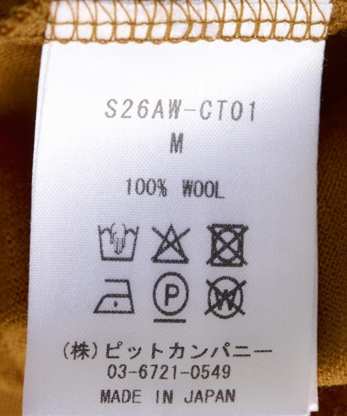 STEAF（スティーフ）の「RADIANCE LONG SLEEVE（Tシャツ/カットソー・メンズ・ブラウン/ホワイト/マスタード・MEDIUM/LARGE）」の14枚目の写真