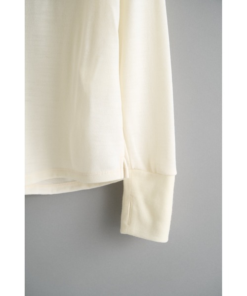 STEAF（スティーフ）の「RADIANCE LONG SLEEVE（Tシャツ/カットソー・メンズ・ブラウン/ホワイト/マスタード・MEDIUM/LARGE）」の9枚目の写真