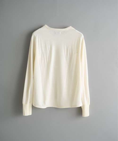 STEAF（スティーフ）の「RADIANCE LONG SLEEVE（Tシャツ/カットソー・メンズ・ブラウン/ホワイト/マスタード・MEDIUM/LARGE）」の8枚目の写真