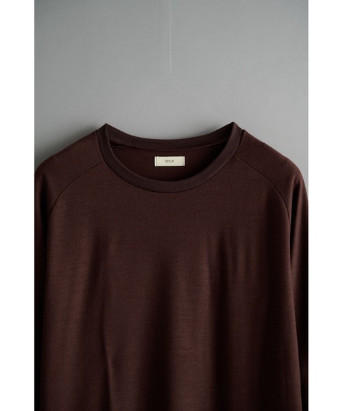 STEAF（スティーフ）の「RADIANCE LONG SLEEVE（Tシャツ/カットソー・メンズ・ブラウン/ホワイト/マスタード・MEDIUM/LARGE）」の4枚目の写真