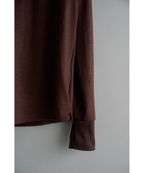 STEAF（スティーフ）の「RADIANCE LONG SLEEVE（Tシャツ/カットソー・メンズ・ブラウン/ホワイト/マスタード・MEDIUM/LARGE）」の5枚目の写真