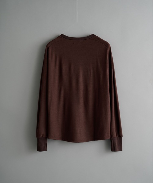 STEAF（スティーフ）の「RADIANCE LONG SLEEVE（Tシャツ/カットソー・メンズ・ブラウン/ホワイト/マスタード・MEDIUM/LARGE）」の12枚目の写真