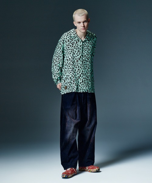 glamb(グラム)の「Gloss Flockey Denim Pants / グロスフロッキーデニムパンツ(デニムパンツ・メンズ・ブラック/ワイン・M/S/L)」の18枚目の写真