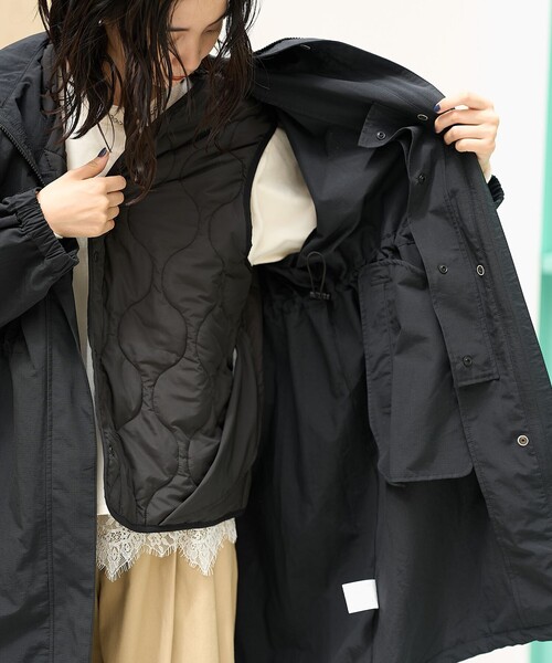 KELTY(ケルティ)の「【好評アウターから新型登場/撥水】KELTY(ケルティ)別注 ザパタ マルチウェイロングジャケット(その他アウター・レディース・オリーブ/ブラック・L/M)」の19枚目の写真