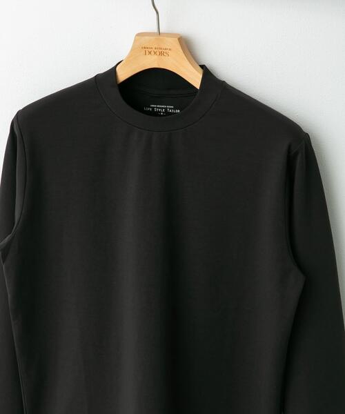 URBAN RESEARCH DOORS(アーバンリサーチドアーズ)の「LIFE STYLE TAILOR ポンチ長袖ドレスTシャツ(シャツ/ブラウス・メンズ・グレー系その他/ブラック/ホワイト・LARGE/X-LARGE/MEDIUM)」の3枚目の写真