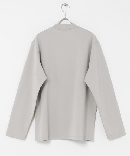 URBAN RESEARCH DOORS(アーバンリサーチドアーズ)の「LIFE STYLE TAILOR ポンチ長袖ドレスTシャツ(シャツ/ブラウス・メンズ・グレー系その他/ブラック/ホワイト・LARGE/X-LARGE/MEDIUM)」の9枚目の写真