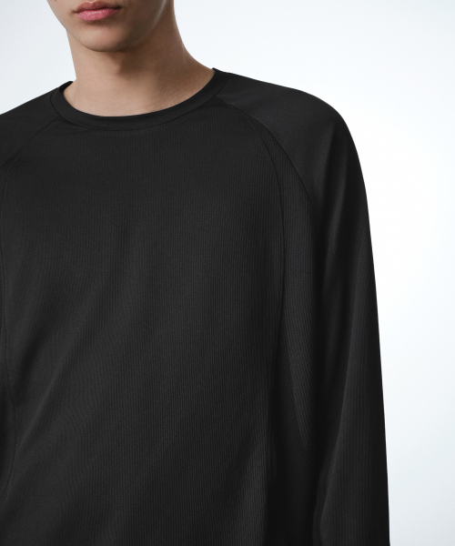 MUSINSA STANDARD（ムシンサスタンダード）の「[シティレジャー] トレイル長袖Tシャツ [ブラック]（Tシャツ/カットソー・メンズ・その他・2XL/MEDIUM/LARGE/SMALL/X-LARGE）」の6枚目の写真