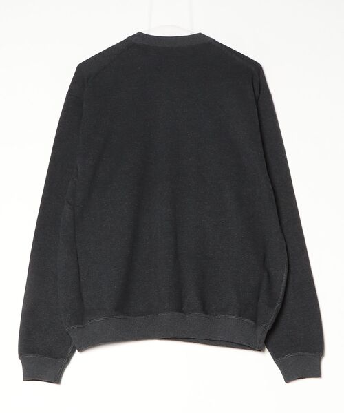 ATON(エイトン)の「ATON (エイトン)COTTON CASHMERE JACQUARD | CREW NECK SWEATER(ニット/セーター・メンズ・チャコールグレー・6/2/4)」の7枚目の写真