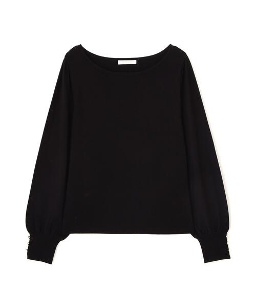 PROPORTION BODY DRESSING(プロポーションボディドレッシング)の「パフスリーブ総針トップス / 1216270907(ニット/セーター・レディース・ブラック/ホワイト系その他/ブルー・FREE)」の11枚目の写真