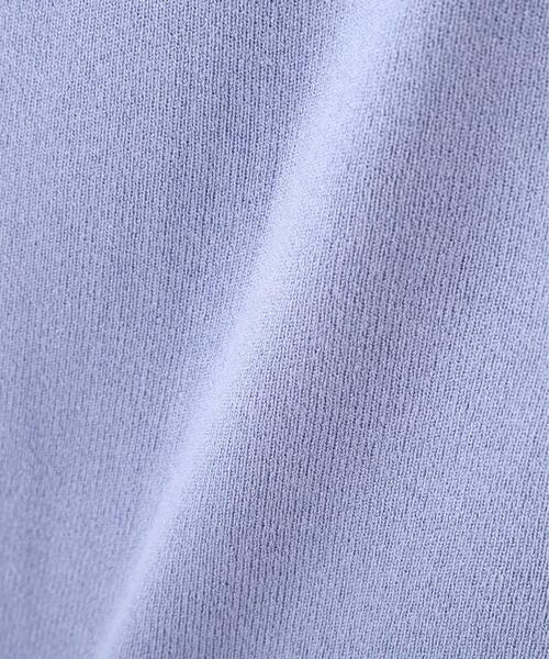 PROPORTION BODY DRESSING(プロポーションボディドレッシング)の「パフスリーブ総針トップス / 1216270907(ニット/セーター・レディース・ブラック/ホワイト系その他/ブルー・FREE)」の4枚目の写真