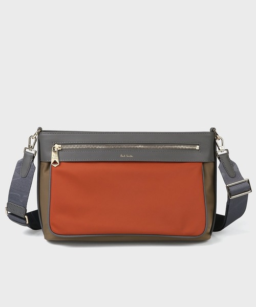 Paul Smith(ポールスミス)の「ブランデッドナイロン ショルダーバッグ【553458 N311S】(ショルダーバッグ・メンズ・ネイビー/ブラック/グレイッシュベージュ・FREE)」の3枚目の写真