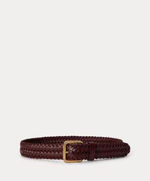 ブレーデッド レザー ベルト（ベルト）｜POLO RALPH LAUREN（ポロ