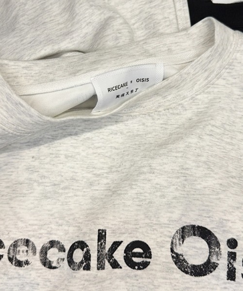 Dalfwin（ダールフィン）の「Ricecakeかすれロゴ長袖ロング丈ワンピース（ワンピース・レディース・ブラック/グレー・FREE）」の12枚目の写真