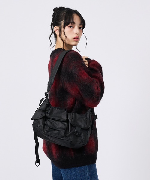 BAICYCLON by Bagjack(バイシクロン バイ バグジャック)の「【BAICYCLON by Bagjack/バイシクロン】MULTI POCKET SHOULDER BAG / マルチポケットショルダーバッグ / BCL-85(ショルダーバッグ・メンズ・ブラック・フリー)」の1枚目の写真