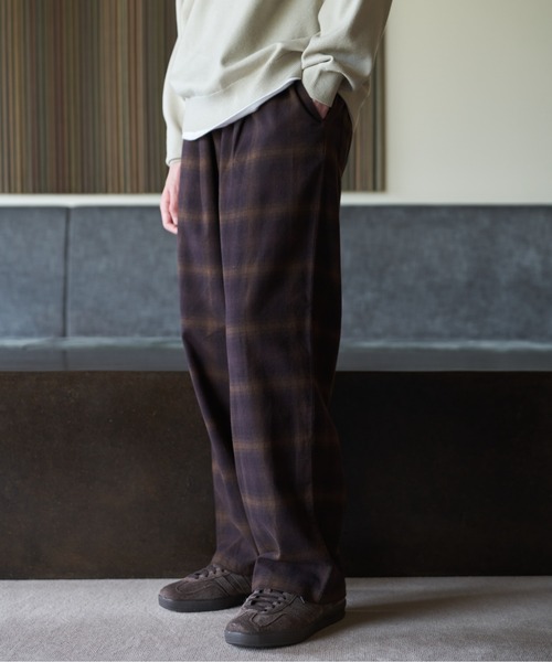 PENDLETON（ペンドルトン）の「『別注』PENDLETON×DOORS　PLAID EASY PANTS（その他パンツ・メンズ・ブラック/グリーン系その他/ブラウン系その他・FREE）」の6枚目の写真