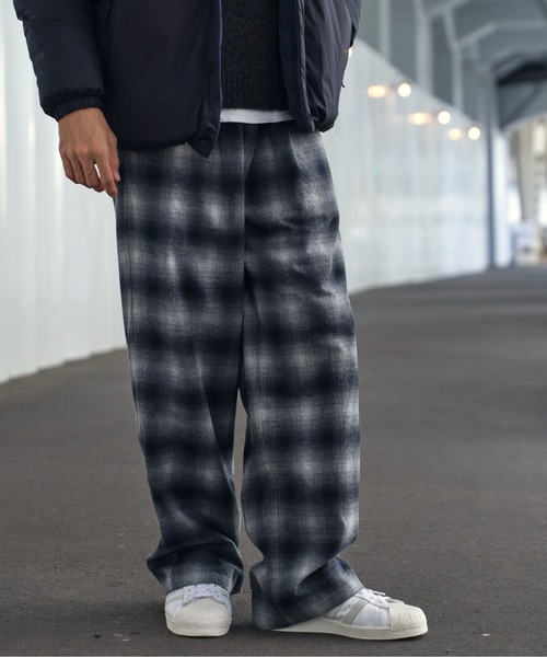 PENDLETON（ペンドルトン）の「『別注』PENDLETON×DOORS　PLAID EASY PANTS（その他パンツ・メンズ・ブラック/グリーン系その他/ブラウン系その他・FREE）」の11枚目の写真