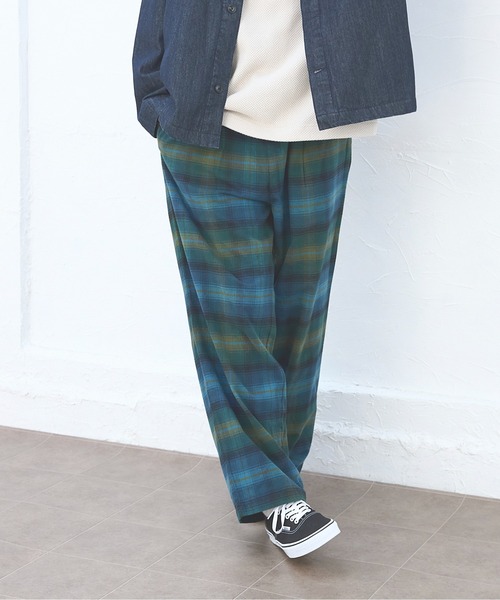 PENDLETON（ペンドルトン）の「『別注』PENDLETON×DOORS　PLAID EASY PANTS（その他パンツ・メンズ・ブラック/グリーン系その他/ブラウン系その他・FREE）」の17枚目の写真