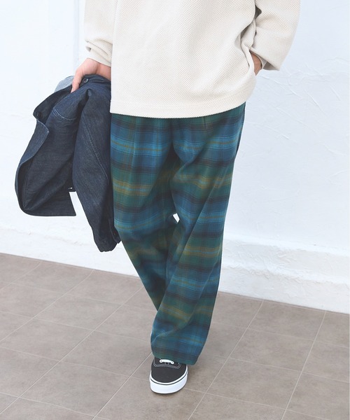 PENDLETON（ペンドルトン）の「『別注』PENDLETON×DOORS　PLAID EASY PANTS（その他パンツ・メンズ・ブラック/グリーン系その他/ブラウン系その他・FREE）」の20枚目の写真
