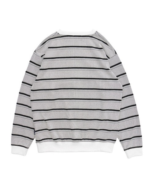 NEW YORK BURST(ニューヨークバースト)の「BORDER CREW KNIT(ニット/セーター・メンズ・ネイビー/バーガンディー/ホワイト・M/XL/L)」の12枚目の写真