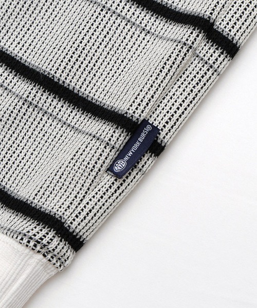 NEW YORK BURST(ニューヨークバースト)の「BORDER CREW KNIT(ニット/セーター・メンズ・ネイビー/バーガンディー/ホワイト・M/XL/L)」の16枚目の写真