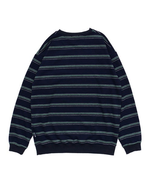 NEW YORK BURST(ニューヨークバースト)の「BORDER CREW KNIT(ニット/セーター・メンズ・ネイビー/バーガンディー/ホワイト・M/XL/L)」の19枚目の写真