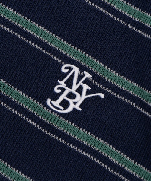 NEW YORK BURST(ニューヨークバースト)の「BORDER CREW KNIT(ニット/セーター・メンズ・ネイビー/バーガンディー/ホワイト・M/XL/L)」の21枚目の写真