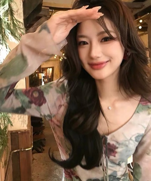 CELENA BEATS(セレナビーツ)の「ヴィンテージフラワーシアーロングワンピース(ワンピース・レディース・アイボリー・S/M/L)」の19枚目の写真