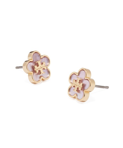 TORY BURCH（トリーバーチ）の「フォーゲットミーノット フラワー スタッズ（ピアス（両耳用）・レディース・ライトピンク・ONE SIZE）」の3枚目の写真