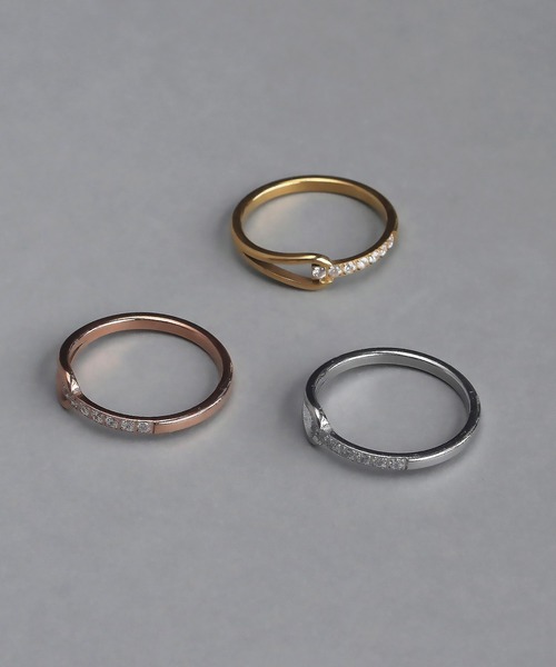 abaskdesign（アバスクデザイン）の「金属アレルギー対応　クロスデザインリング（リング・レディース・ピンクゴールド/ゴールド/シルバー・13号/16号/11号/8号/20号/18号）」の9枚目の写真