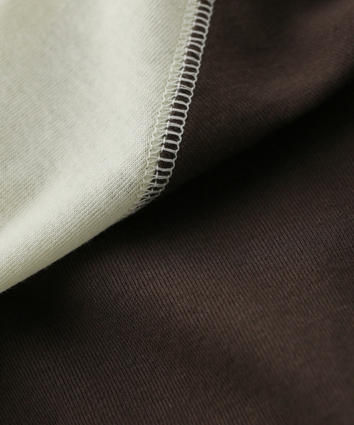 JOURNAL STANDARD（ジャーナルスタンダード）の「RELAX RAGLAN（Tシャツ/カットソー・レディース・ブラウン/ブラック・FREE）」の8枚目の写真