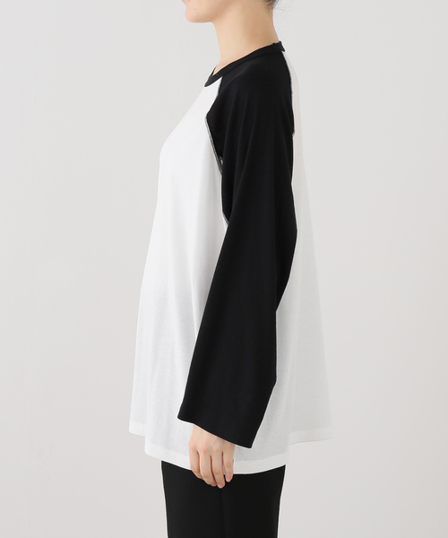 JOURNAL STANDARD（ジャーナルスタンダード）の「RELAX RAGLAN（Tシャツ/カットソー・レディース・ブラウン/ブラック・FREE）」の10枚目の写真